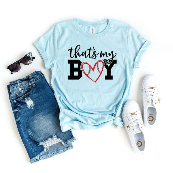 That's My Boy Baseball Short Sleeve Graphic Tee