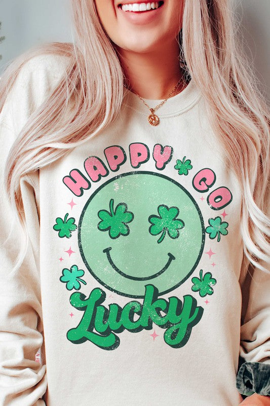 ST. PATRICK'S - HAPPY GO LUCKY GRAPHIC SWEATSHIRT