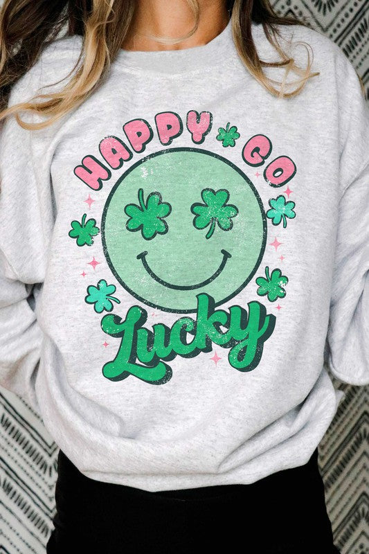 ST. PATRICK'S - HAPPY GO LUCKY GRAPHIC SWEATSHIRT