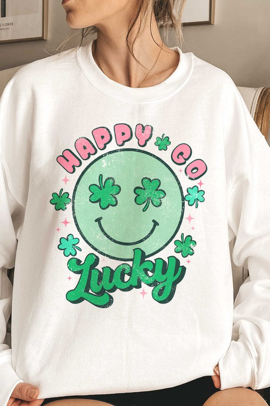 ST. PATRICK'S - HAPPY GO LUCKY GRAPHIC SWEATSHIRT