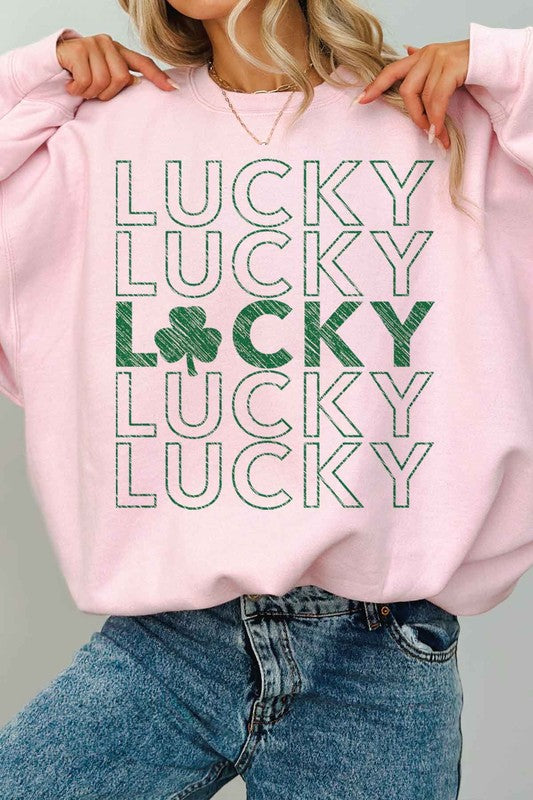 LUCKY ST PATRICKS OVERSIZED SWEATSHIRT