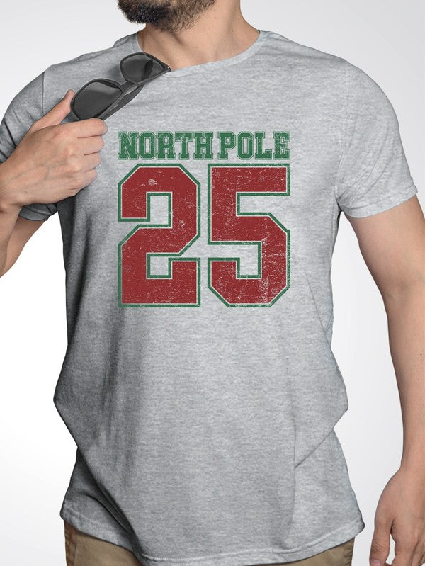 North Pole 25 Christmas Graphic Tee