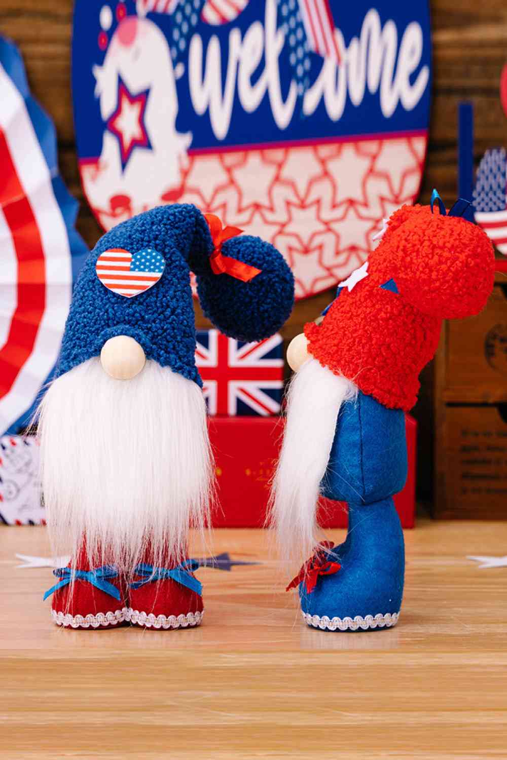 2-Piece Independence Day Knit Beard Gnomes